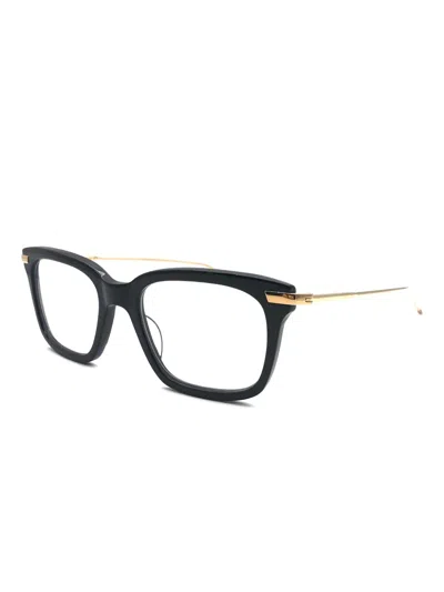 Thom Browne Eyewear Square Frame Glasses In Black