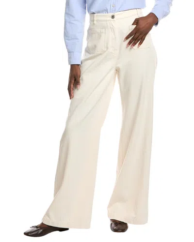 Weekend Max Mara Filtro Trouser In Neutral