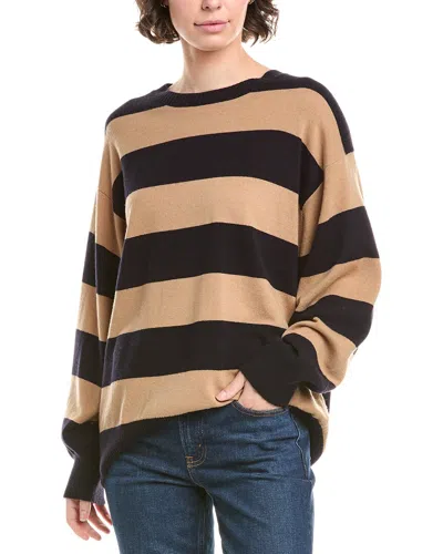 Max Mara Faretra Wool & Cashmere-blend Sweater In Brown