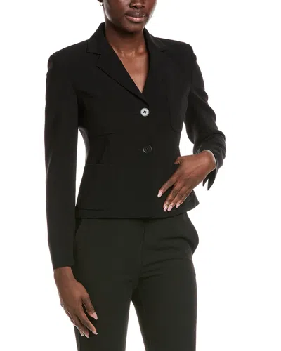 Max Mara Studio Alpino Single-breasted Two-button Jacket In Black