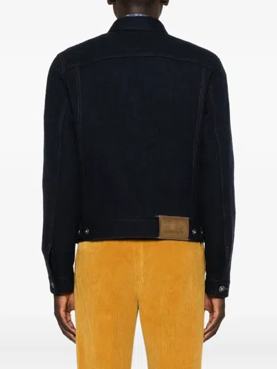 Jacob Cohen Button-fastening Flap-pocket Denim Jacket In Blue