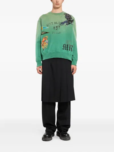 Khoki Eagle-print Cotton Sweatshirt In Multi