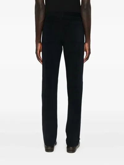 Corneliani Button-details Trousers In Black