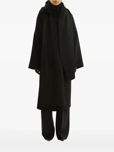 La Collection Wool Scarf In Black