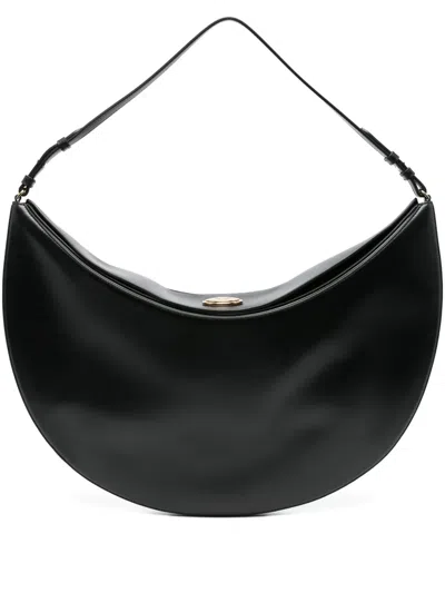 Jacquemus Black The Ovalo Hobo Bag In Black
