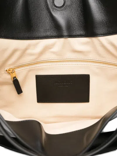 Jacquemus Black The Ovalo Hobo Bag In Black