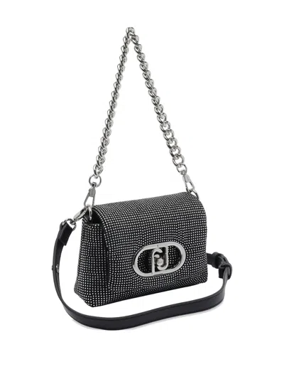 Liu •jo Push-lock Chain Mini Bag In Black