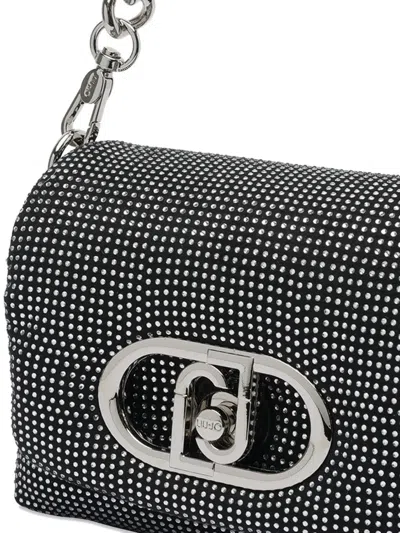 Liu •jo Push-lock Chain Mini Bag In Black