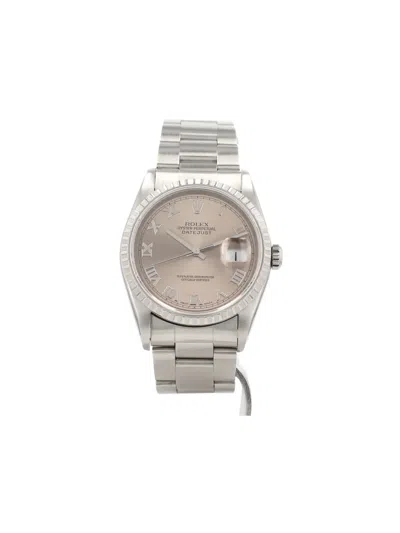 Pre-owned Rolex 2001 Datejust 36mm In Pink