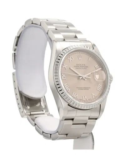 Pre-owned Rolex 2001 Datejust 36mm In Pink