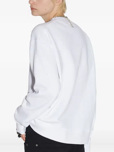 Dsquared2 Logo Sweatshirt In White