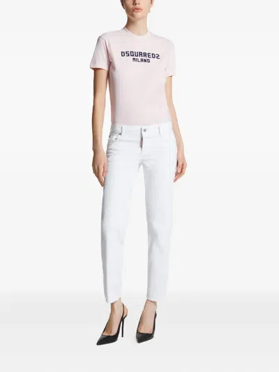 Dsquared2 Skinny Jeans With Classic Five-pocket Design In Gray