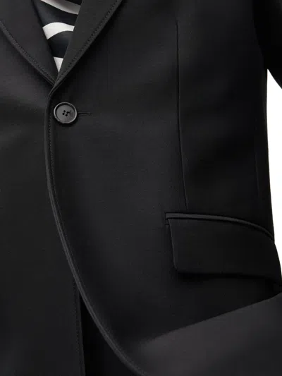 Loewe Jacket In Wool And Silk In Black