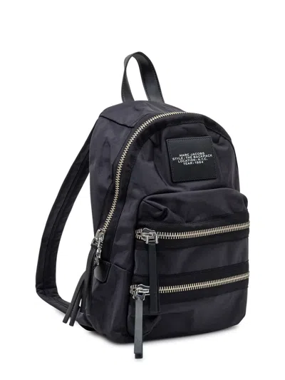 Marc Jacobs The Biker Nylon Medium Backpack In Black
