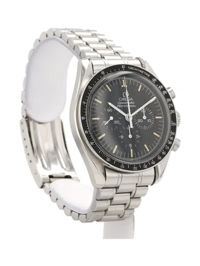 Pre-owned Omega 1990s Speedmaster 41mm In Black