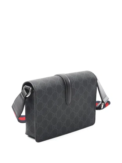 Pre-owned Gucci 2020s Mini Gg Messenger Bag In Black