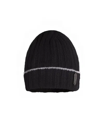 罗纹针织套头帽