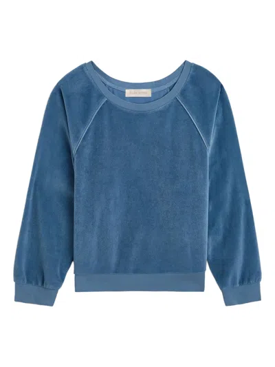 Suzie Kondi Cotton-blend Samos Sweatshirt In Blue