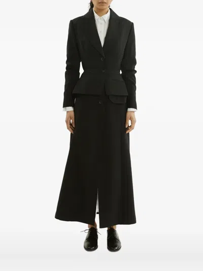 La Collection Gaia Coat In Black