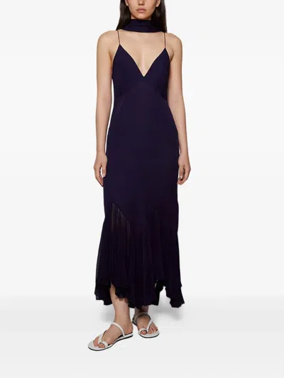 Khaite Aimee Double-strap Flat Sandals In White