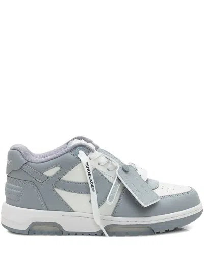 Off-white Sneakers Low Vulcanized In Leather And Fabric In Gray