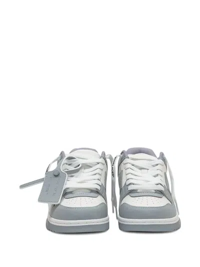 Off-white Sneakers Low Vulcanized In Leather And Fabric In Gray