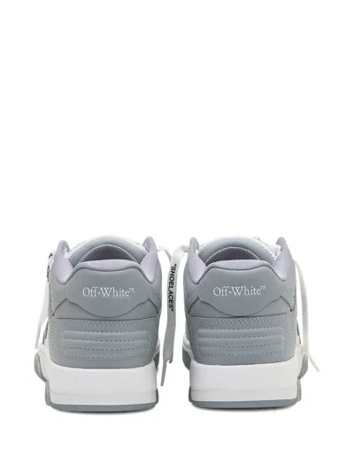 Off-white Sneakers Low Vulcanized In Leather And Fabric In Gray