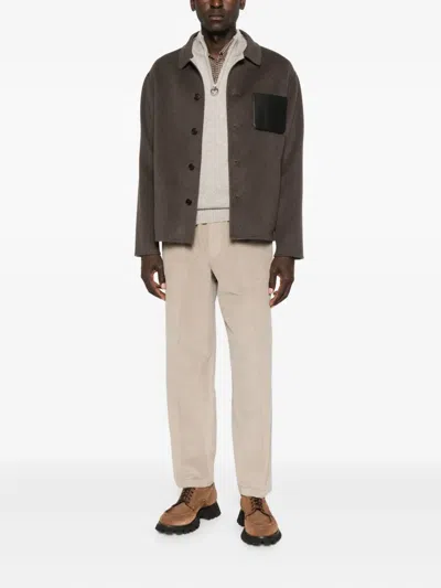 Barbour Grangetown Zip-up Sweater In Gray