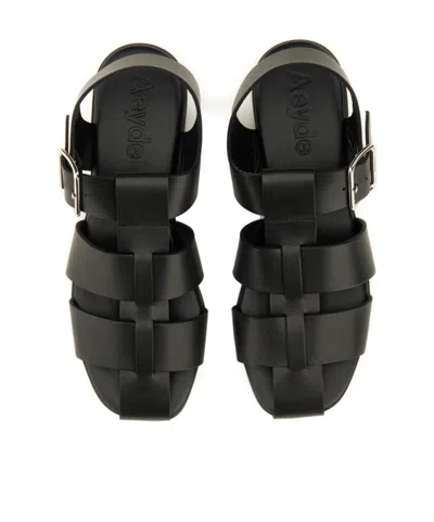 Aeyde Aeydē "whit" Sandal In Black