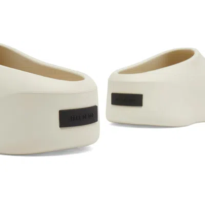 Fear Of God Logo Patch Slip-on Runner Sneakers In White