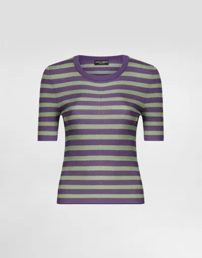 Dolce & Gabbana Viscose Pullover In Multi