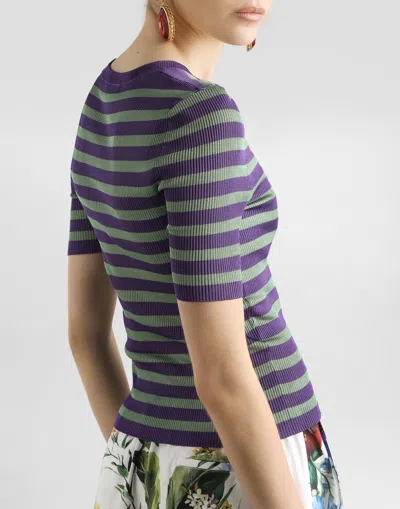 Dolce & Gabbana Viscose Pullover In Multi