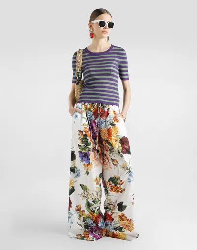 Dolce & Gabbana Viscose Pullover In Multi