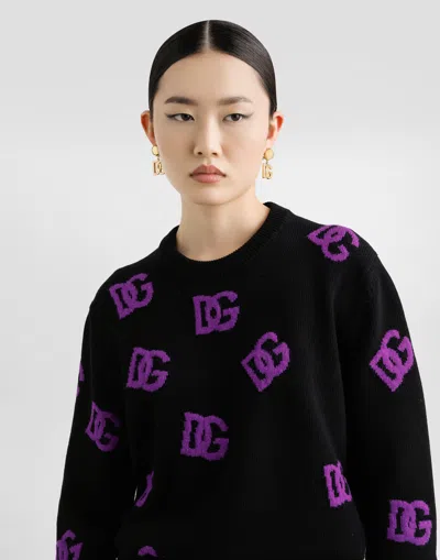 Dolce & Gabbana Wool Pullover In Black
