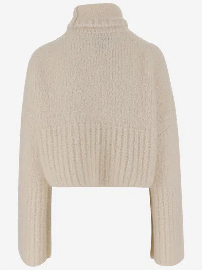 Sa Su Phi Cashmere Blend Turtleneck Sweater In Neutral