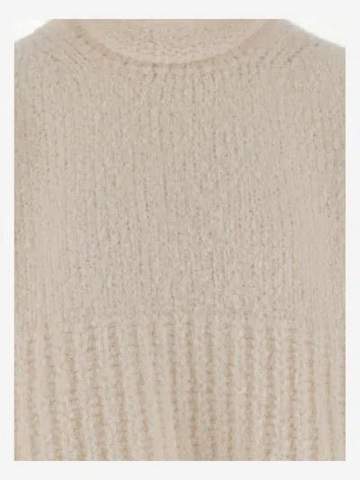 Sa Su Phi Cashmere Blend Turtleneck Sweater In Neutral