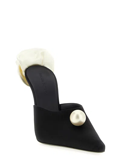 Magda Butrym Synthetic Fibers Mules In Black