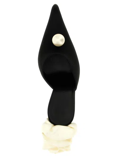 Magda Butrym Synthetic Fibers Mules In Black