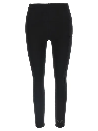 Y-3 Running Leggings In Black