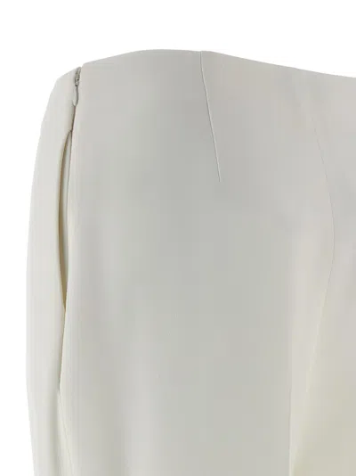 Alberta Ferretti Cady Pants In White