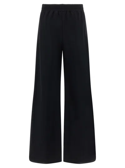 Fabiana Filippi Trousers Wide-leg Elasticated Waistband In Black