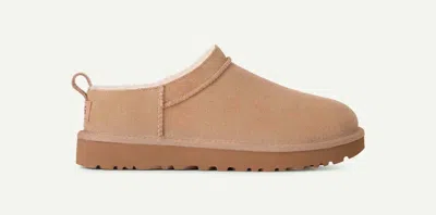 Ugg Low-profile Classic Micro Suede Flats In Neutral