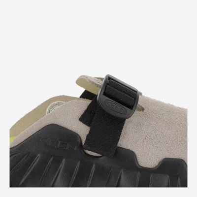 Keen Beige Slip On Sandals In Gray