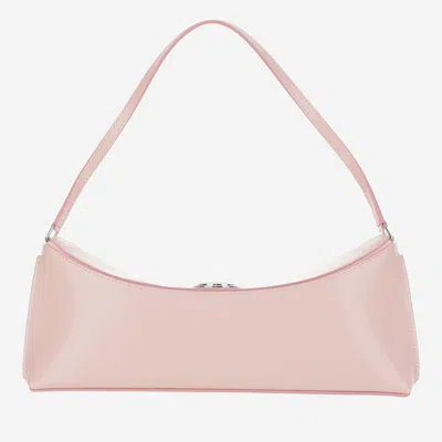 Jacquemus Le Calisso Pink Shoulder Bag With Engraved Snap Button In Leather In Pink