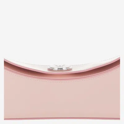 Jacquemus Le Calisso Pink Shoulder Bag With Engraved Snap Button In Leather In Pink