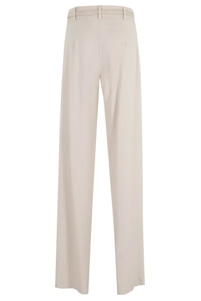Max Mara Entrata Trousers In Neutral