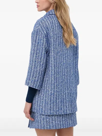 粗花呢缀饰夹克