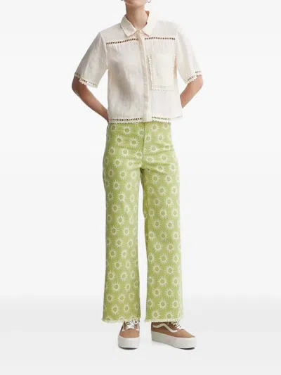 FREE FALL 印花牛仔裤