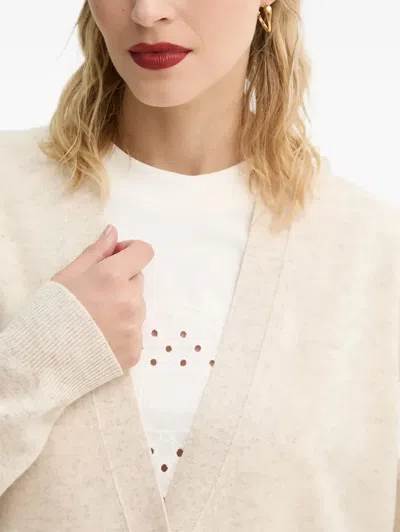 Munthe Wool Cardigan In Neutral