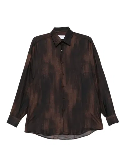 Costumein Long-sleeve Shirt In Brown